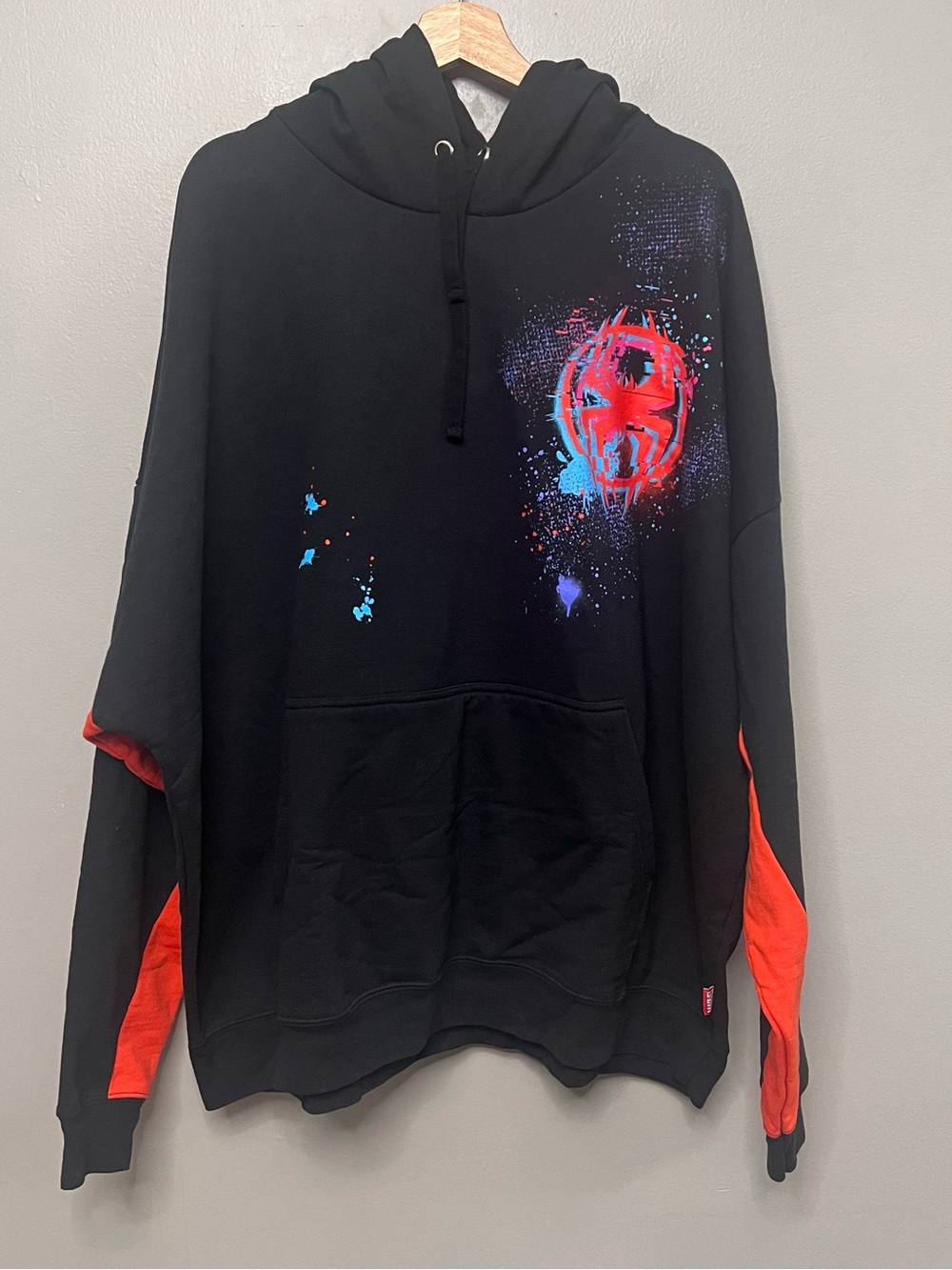 Disney Marvel Spider Man Across The Spider Versus Pullover Hoodie Size 3XL
